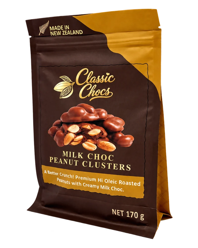 Classic Chocs Milk Choc Peanut Clusters, 170 g bag